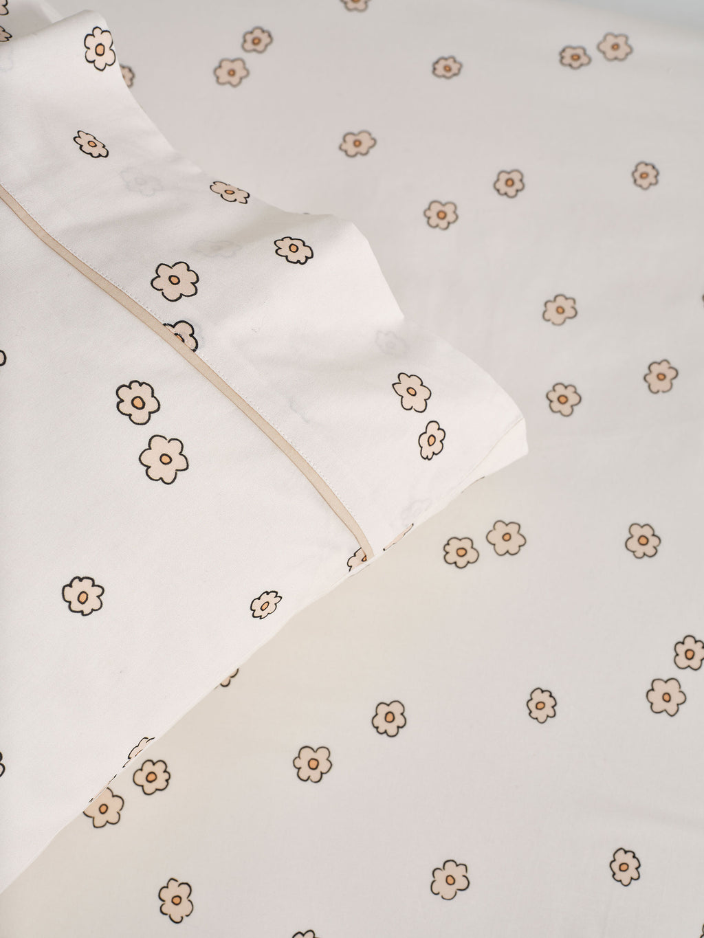 Flower Garden Fitted Sheet + Pillowcase Set