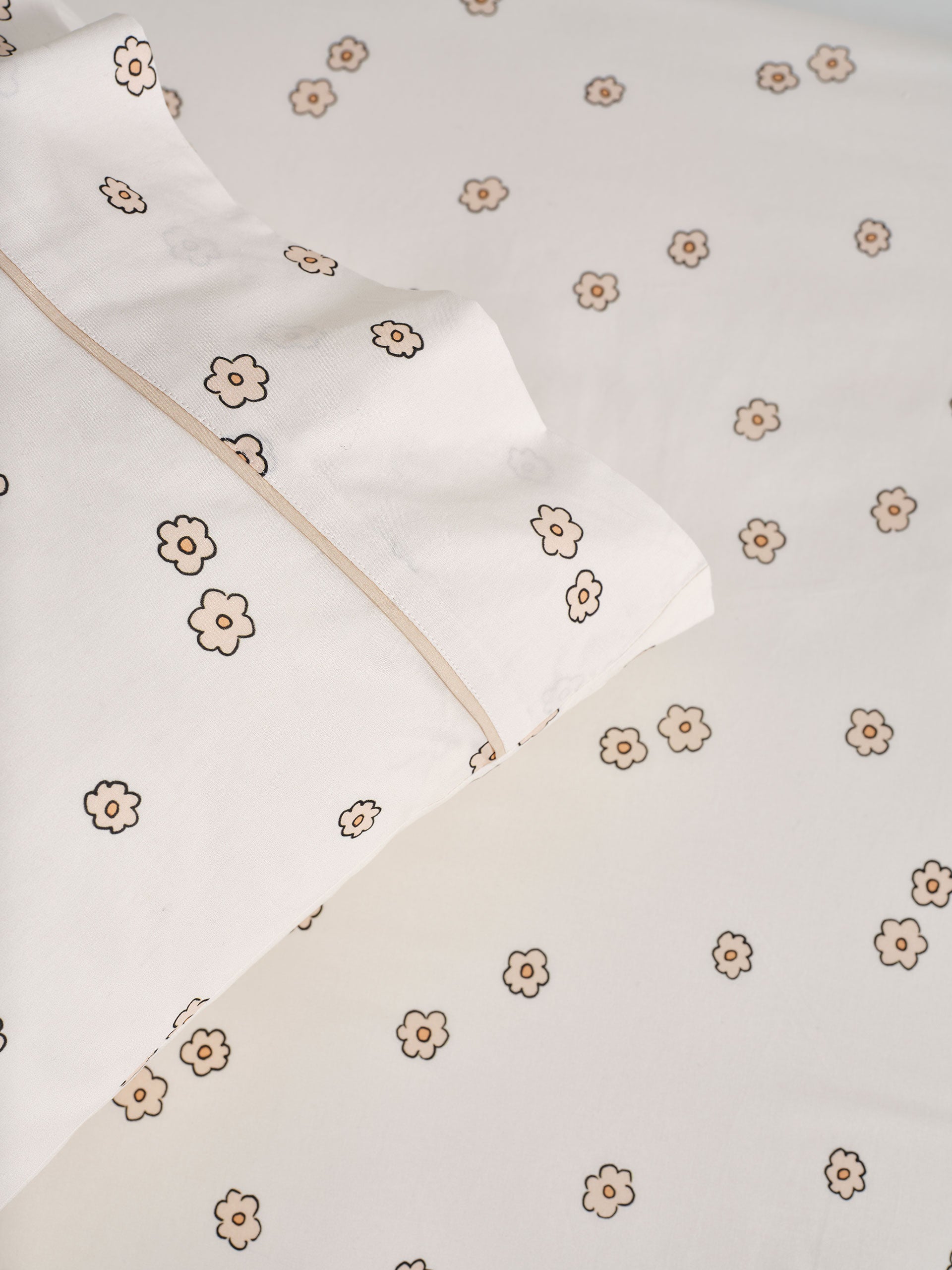 Flower Garden Fitted Sheet + Pillowcase Set