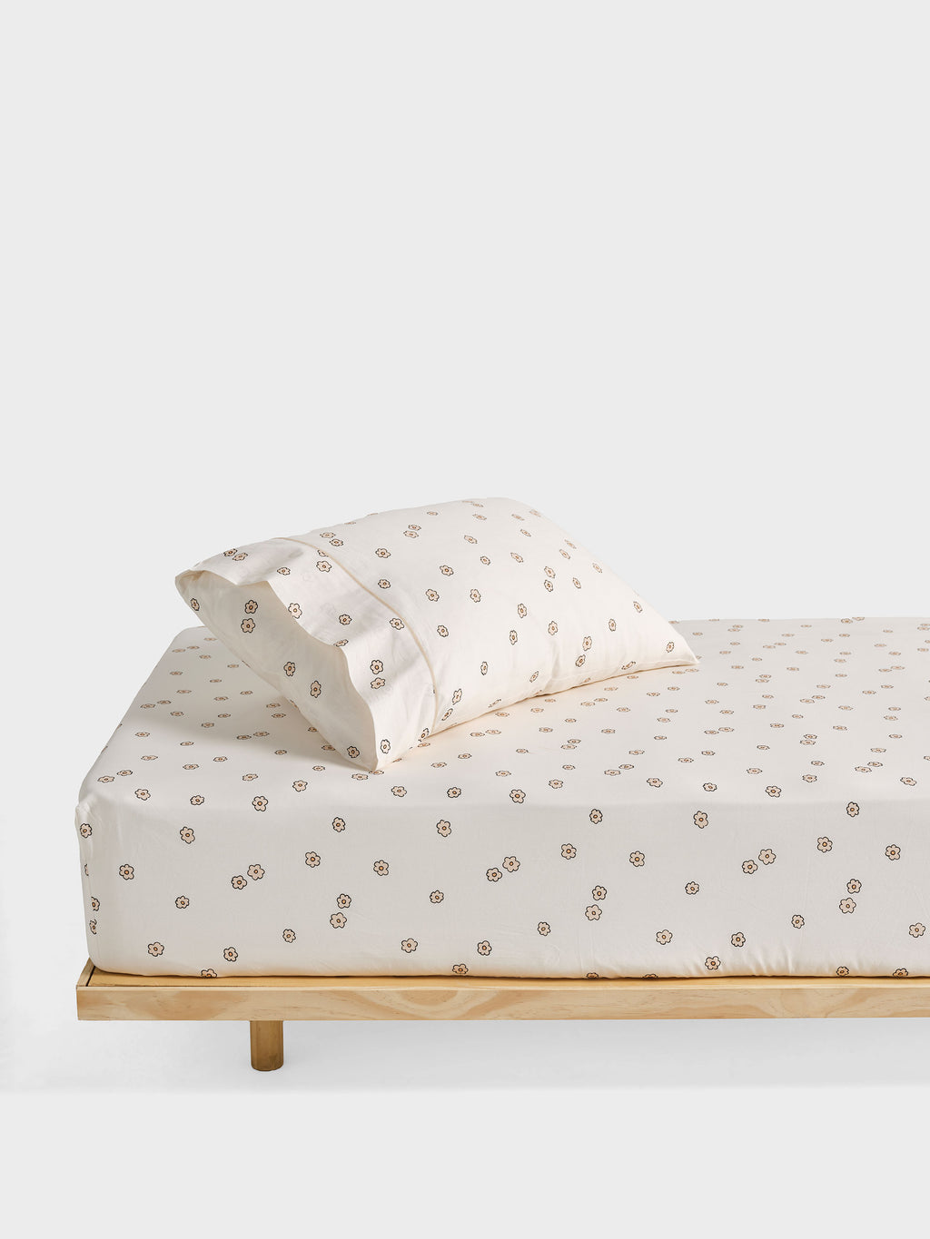 Flower Garden Fitted Sheet + Pillowcase Set