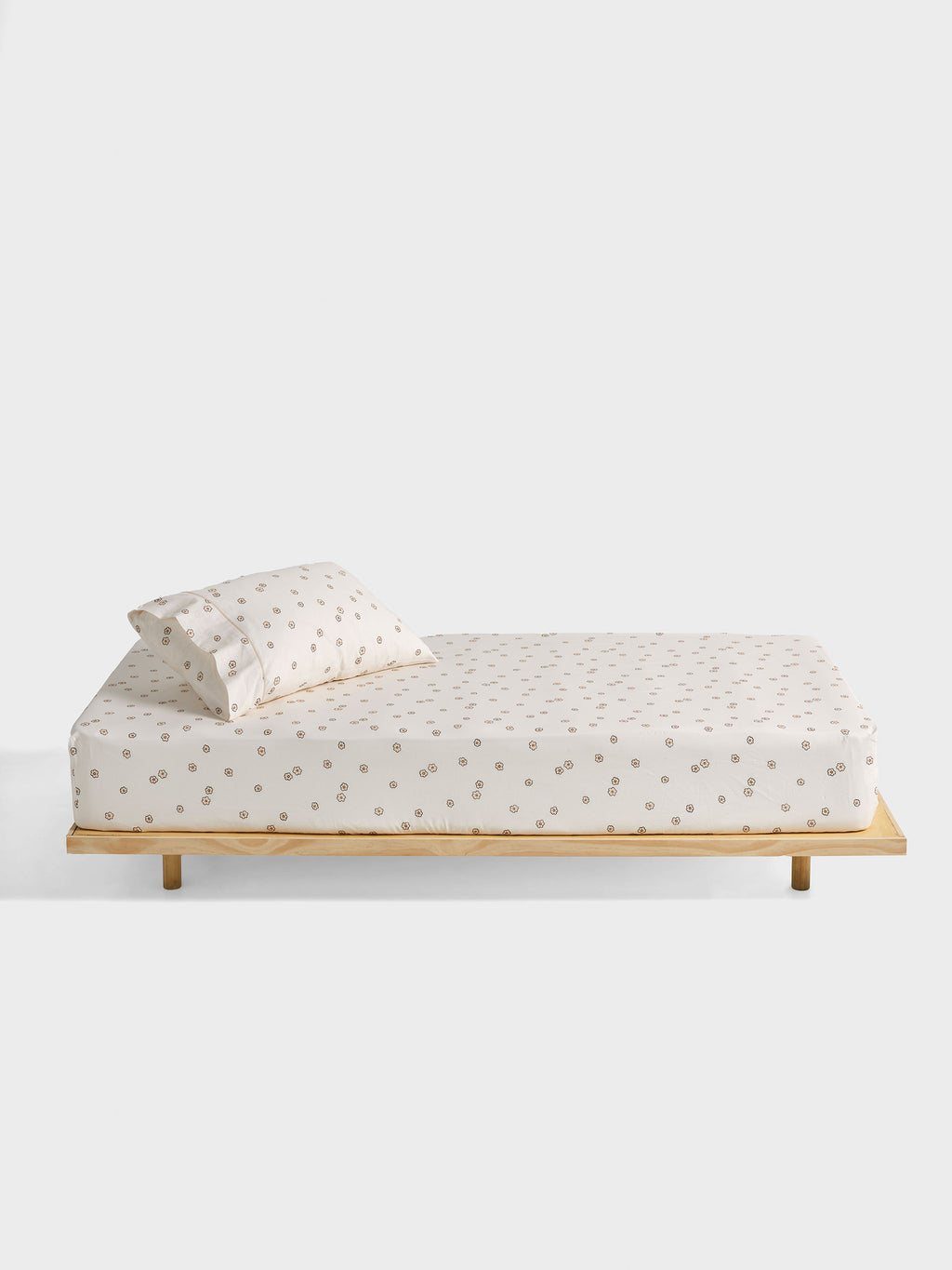Flower Garden Fitted Sheet + Pillowcase Set
