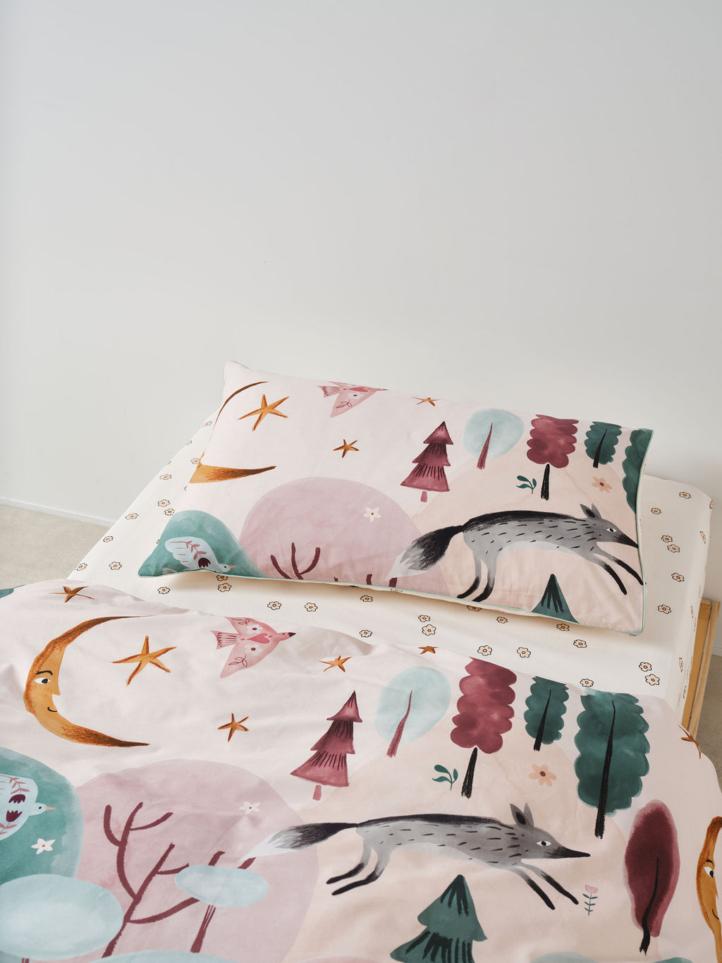 Folk Woodland Quilt Cover Set