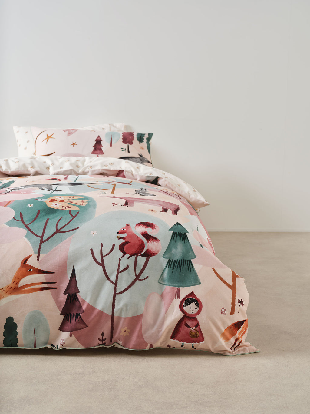 Folk Woodland Quilt Cover Set