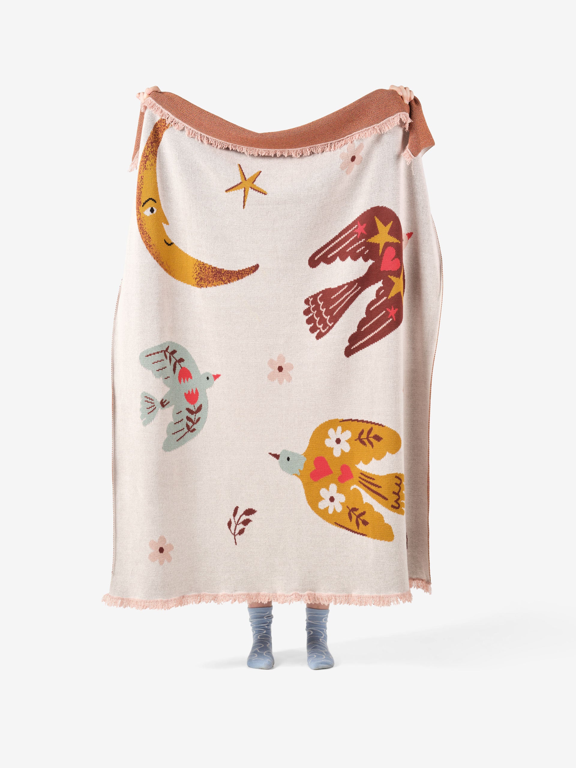 Folk Woodland Blanket