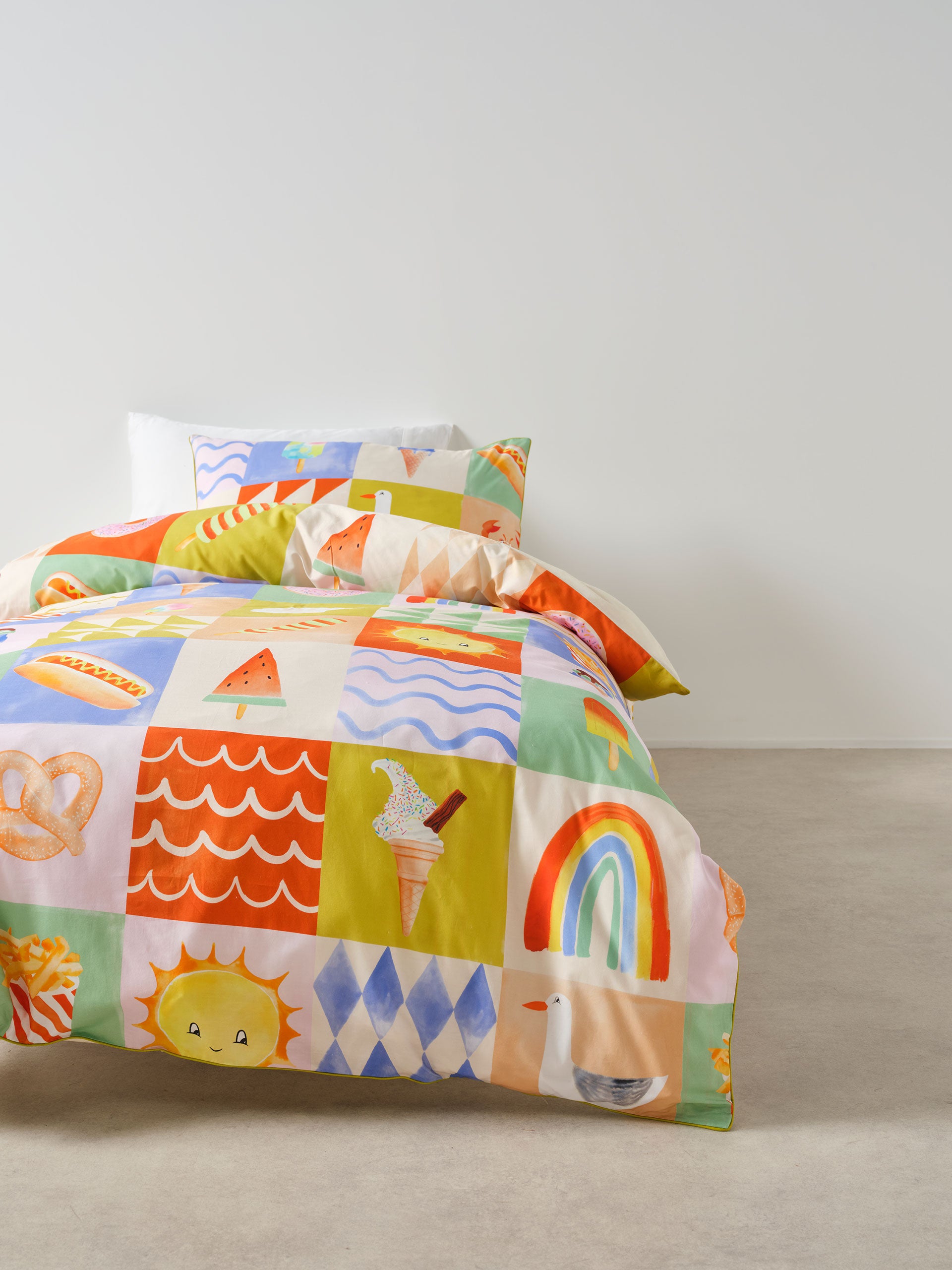 Ice Cream Sundays Quilt Cover Set