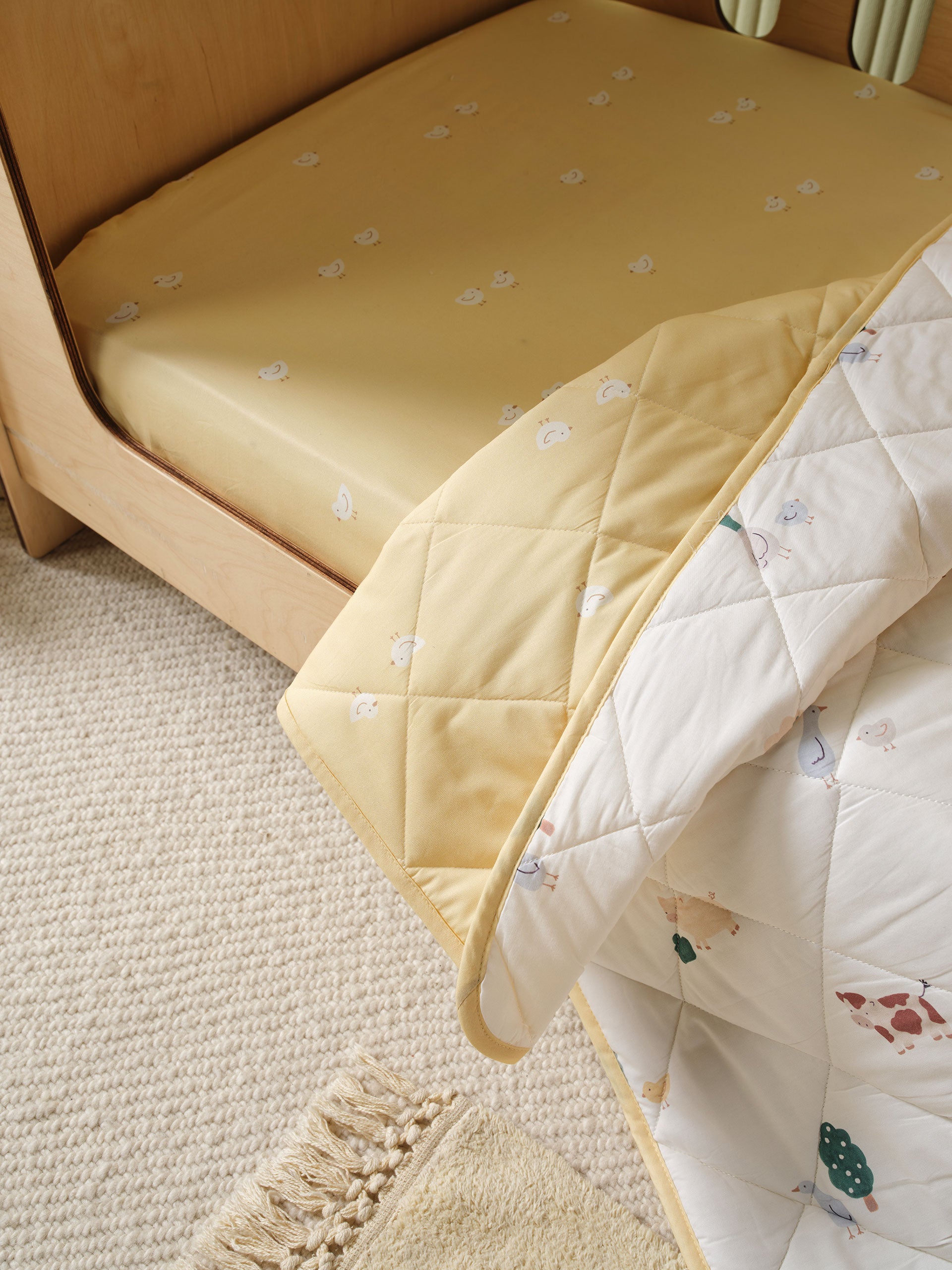 Mini Farm Cot Coverlet
