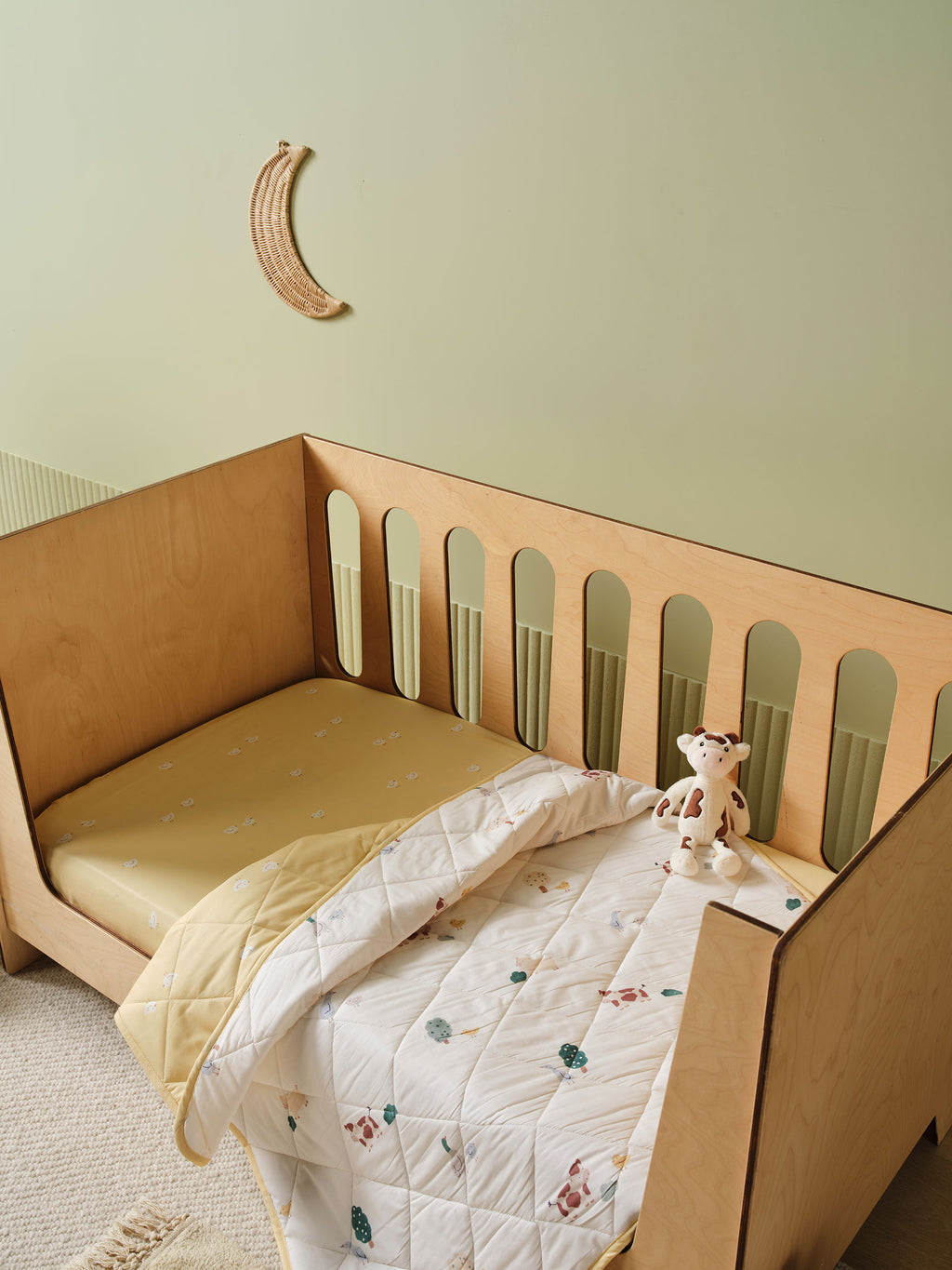 Mini Farm Cot Coverlet