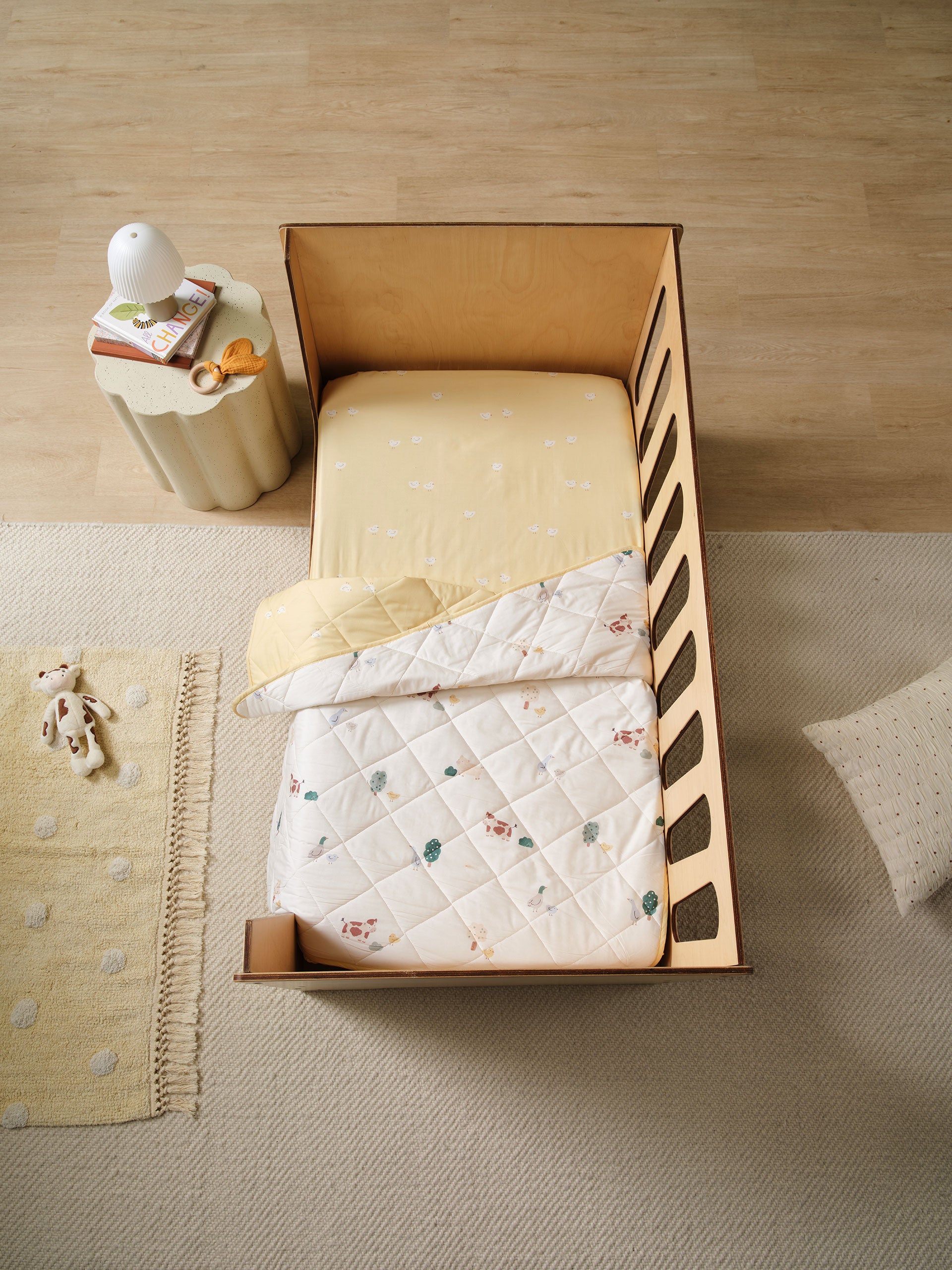 Mini Farm Cot Coverlet