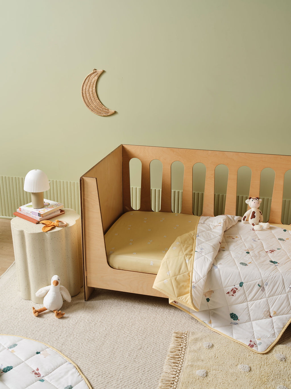 Mini Farm Cot Coverlet