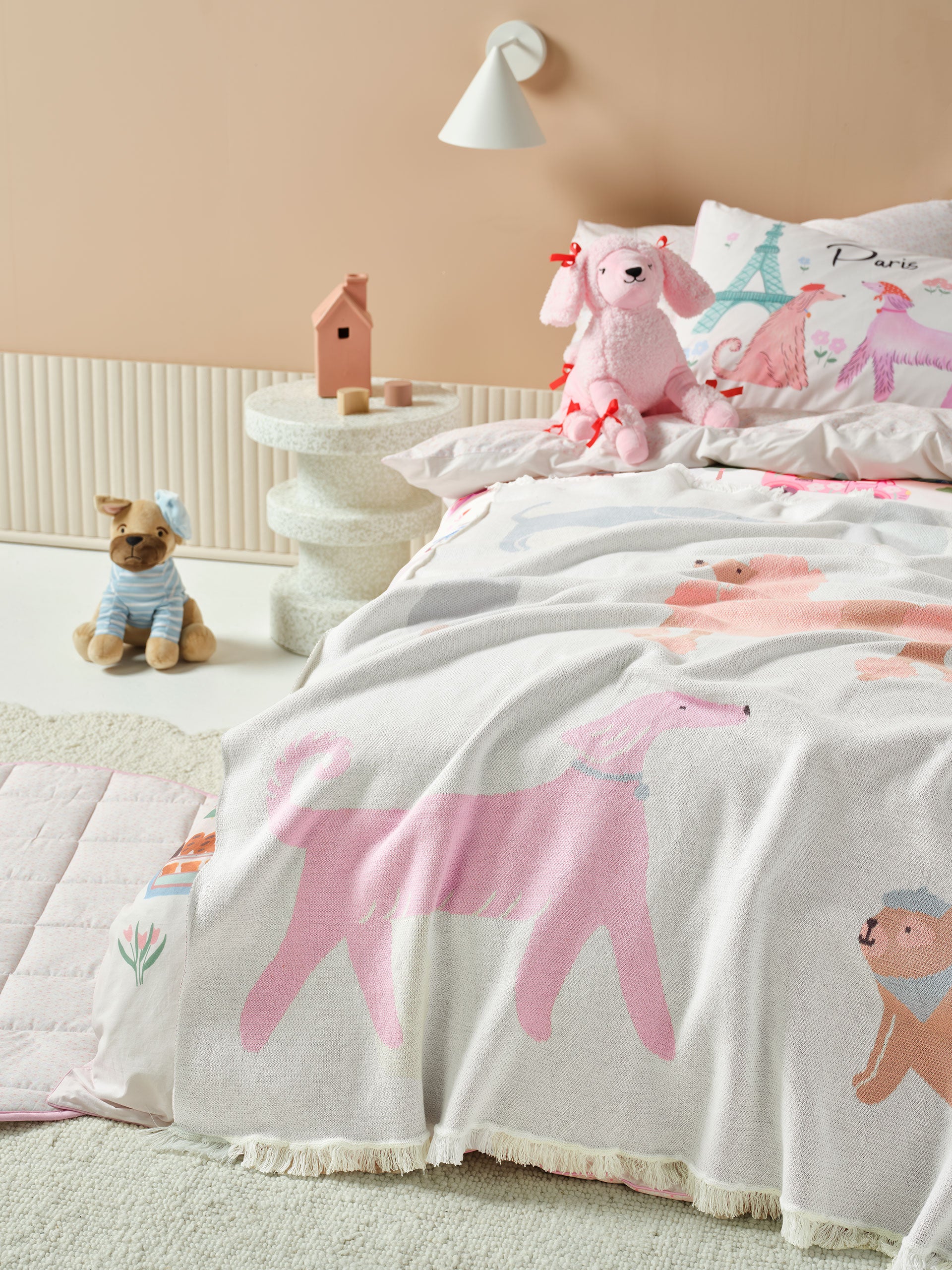 Paris Poodle Novelty Cushion