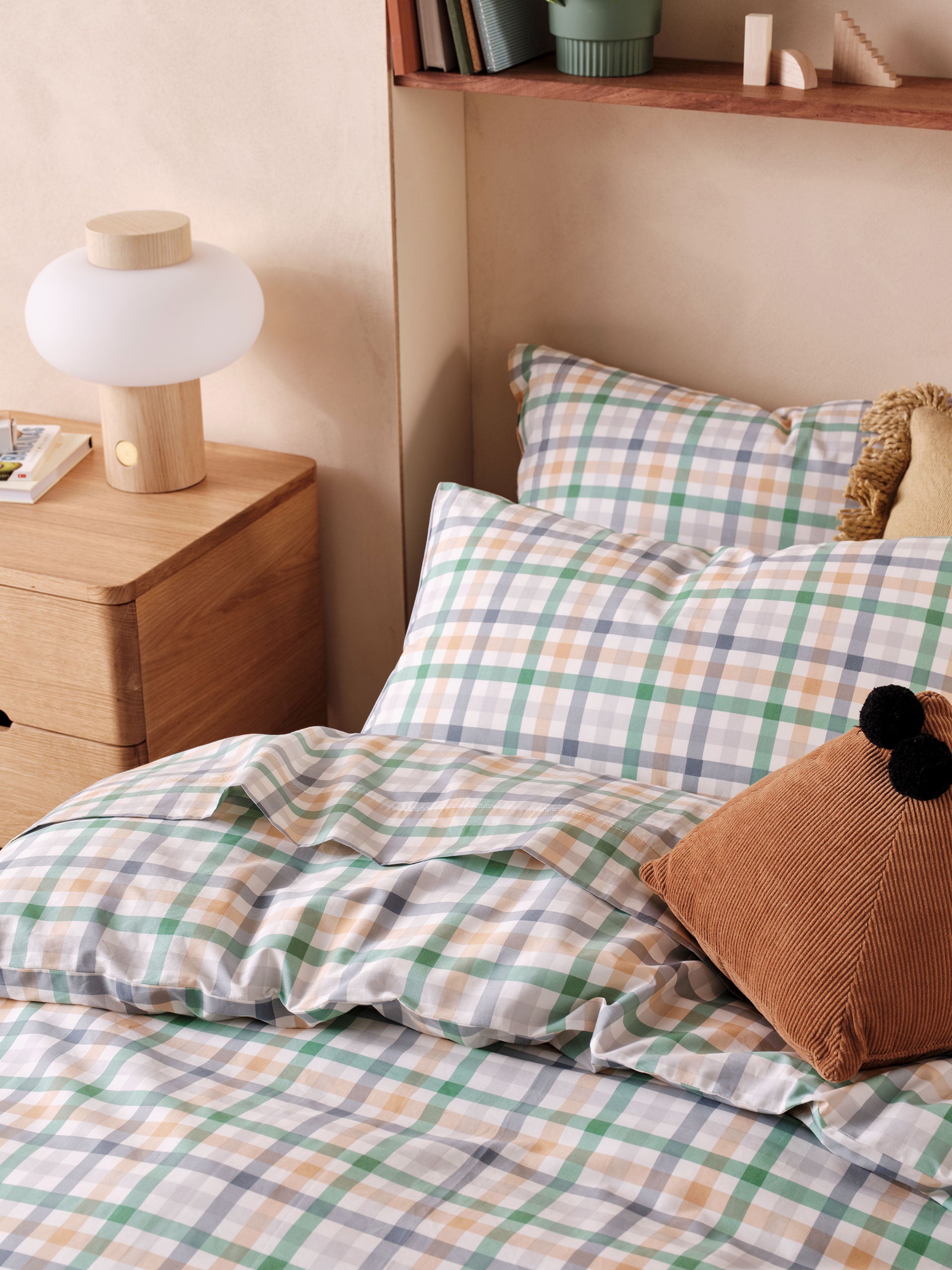 Playground Green Quilt Cover Set