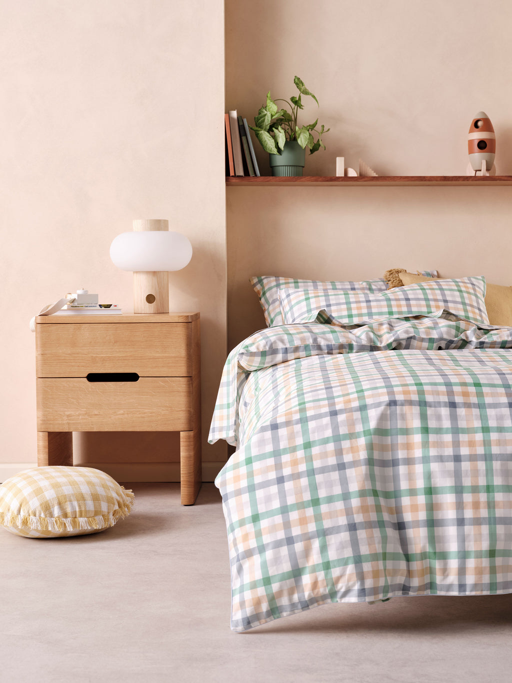 Playground Green Quilt Cover Set