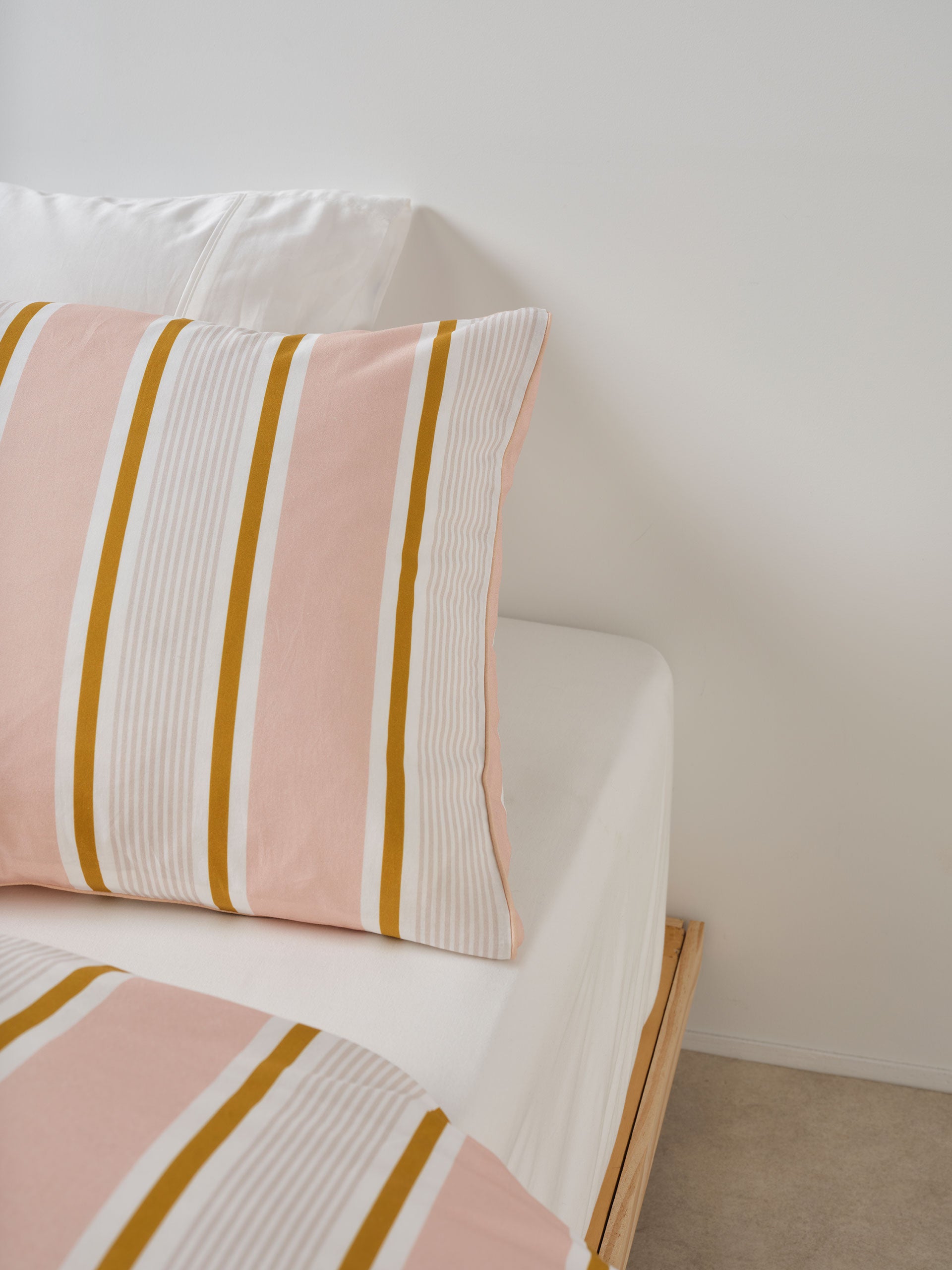 Sailor Stripe Pink Quilt Cover Set