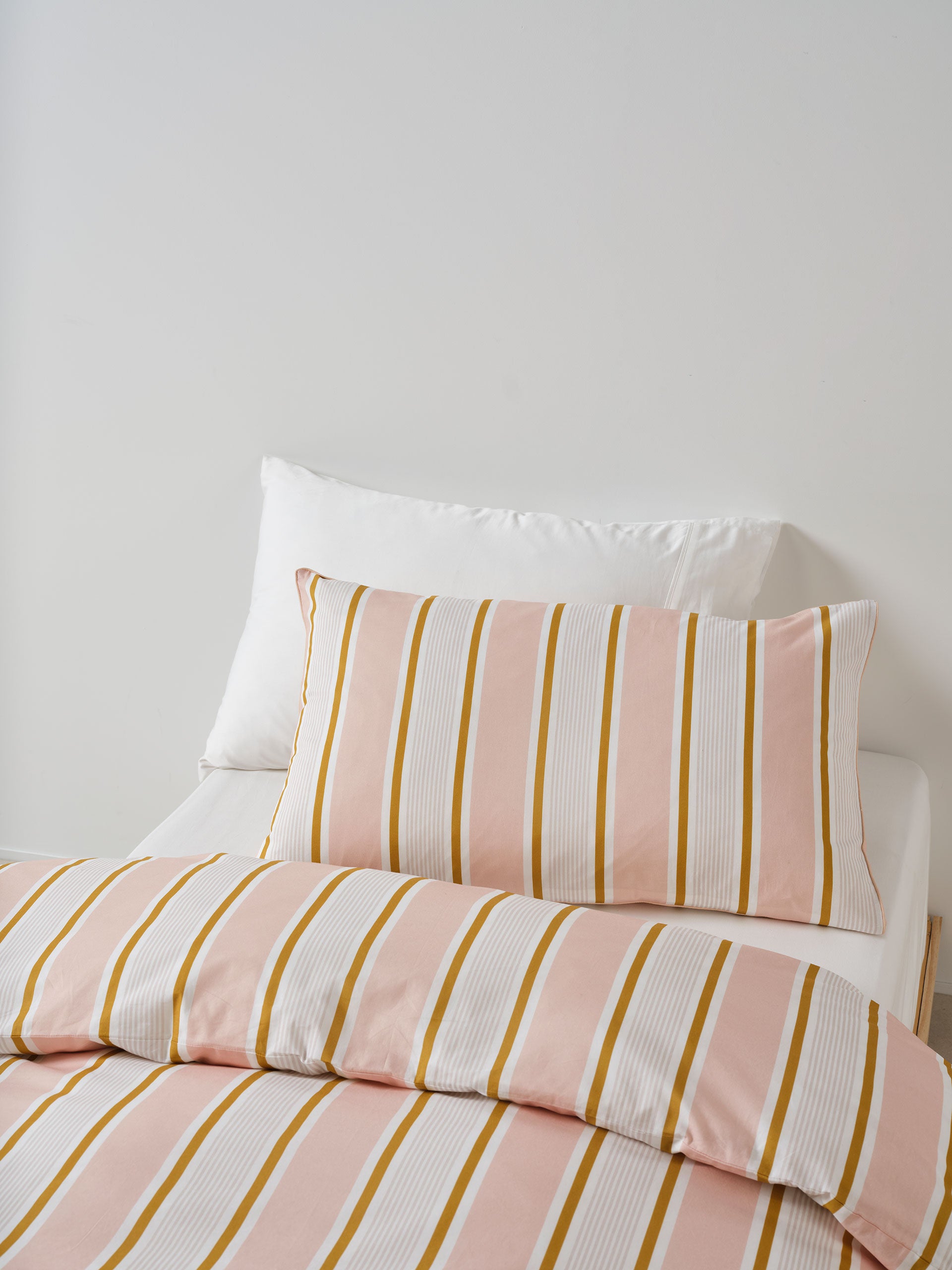 Sailor Stripe Pink Quilt Cover Set