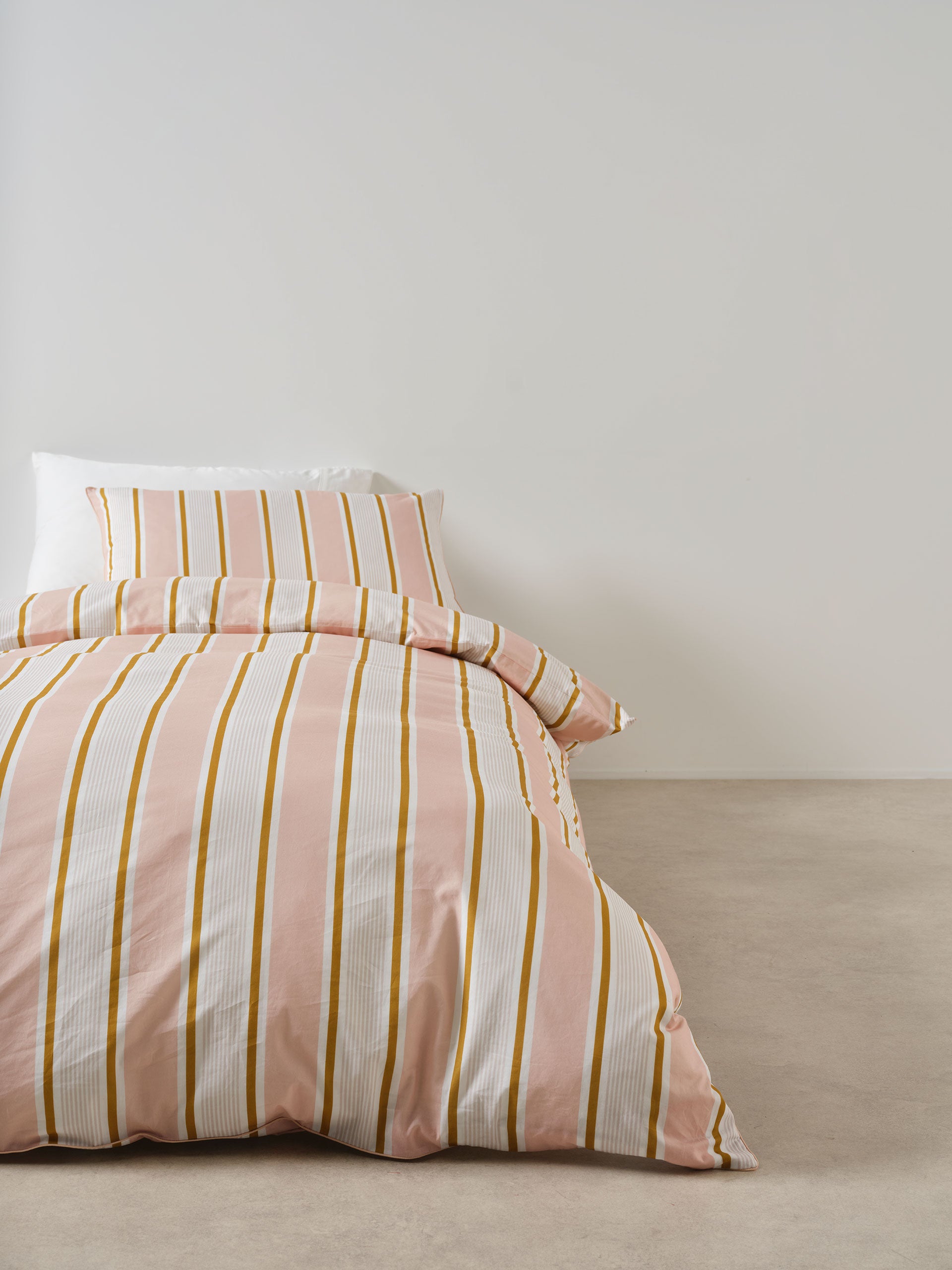 Sailor Stripe Pink Quilt Cover Set