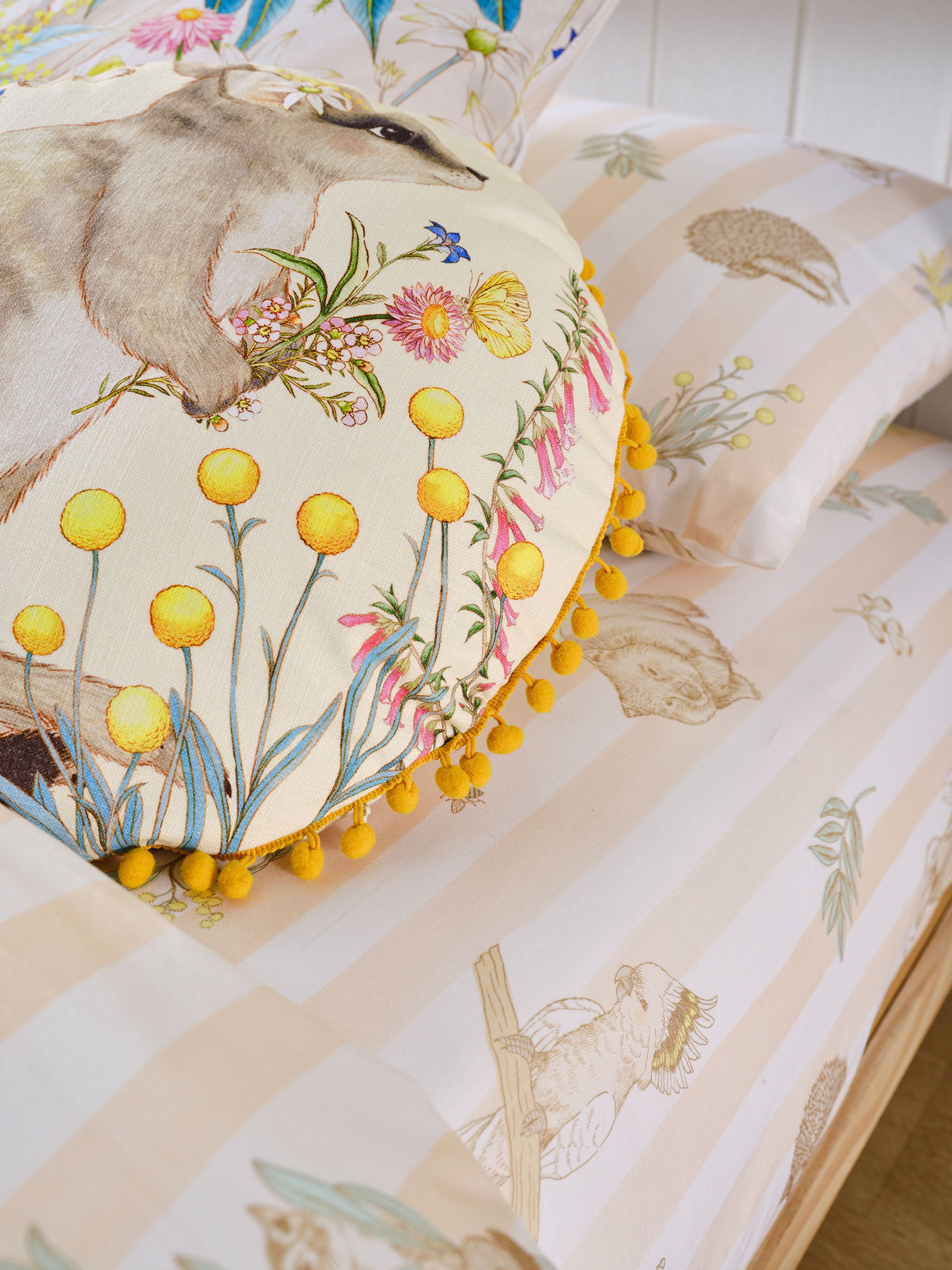 Wilma Wallaby Cushion 40cm Round