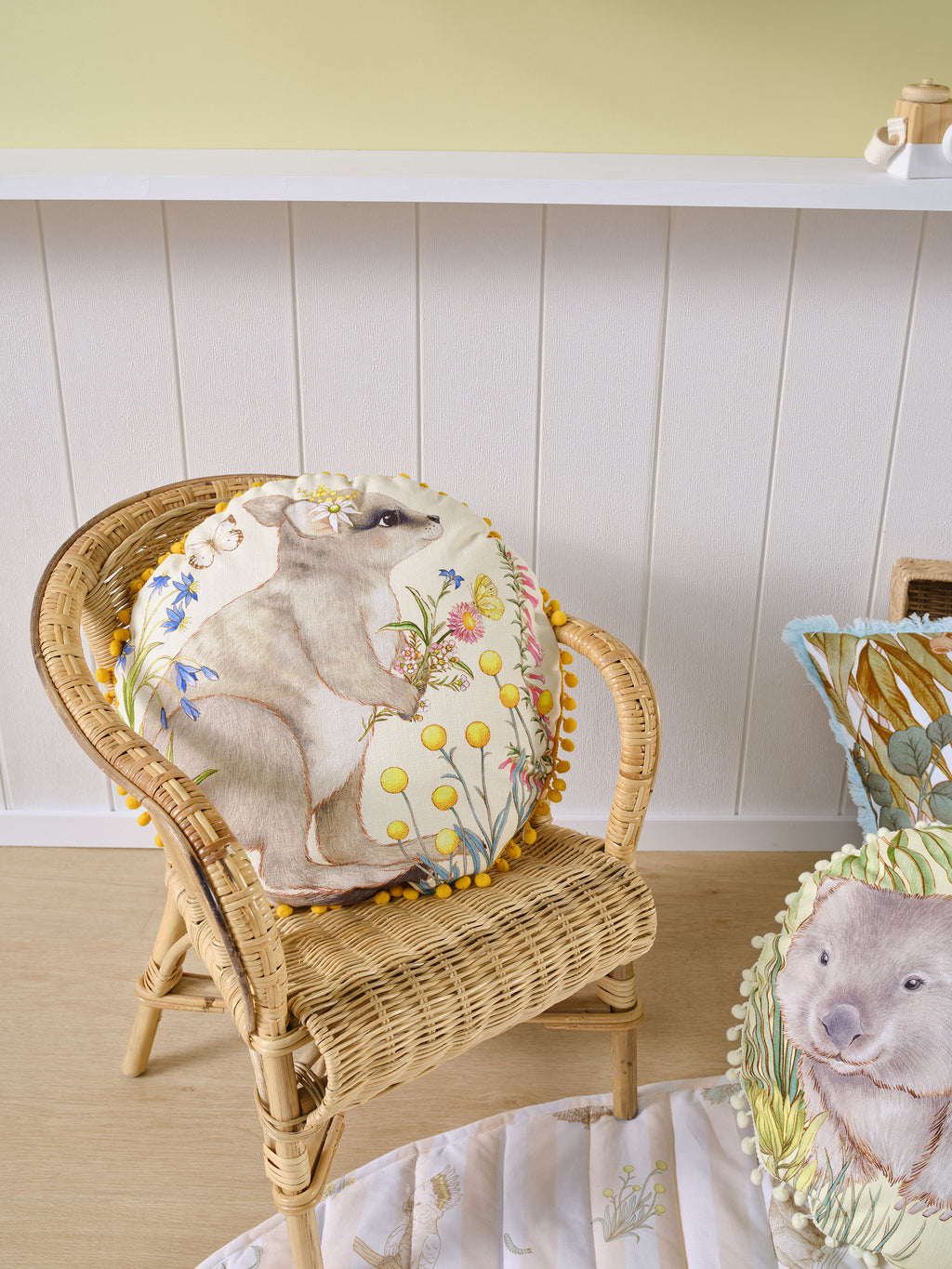 Wilma Wallaby Cushion 40cm Round