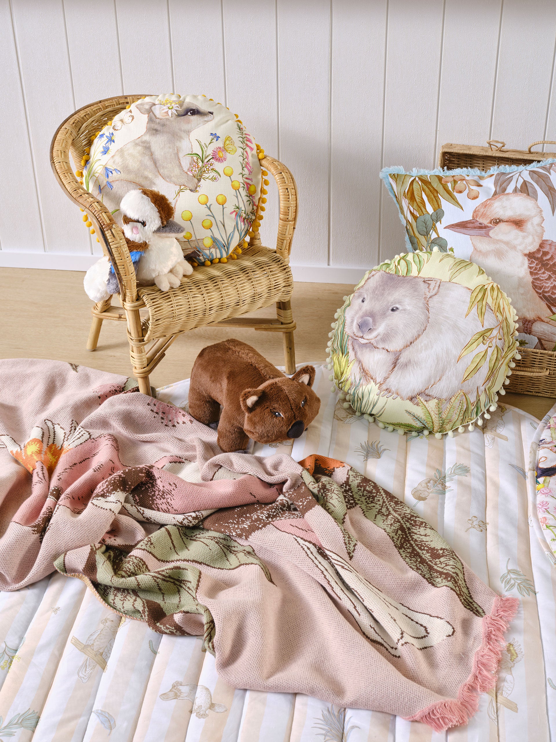 Greta Galah Blanket