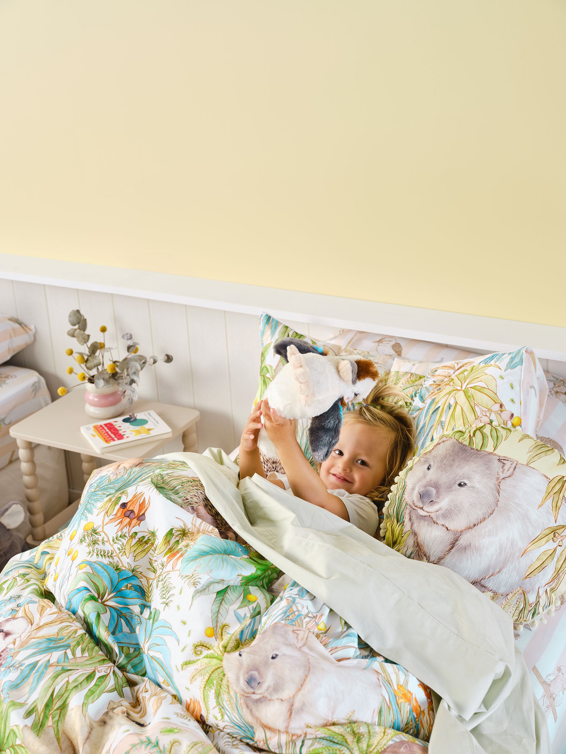 William Wombat Cushion 40cm Round