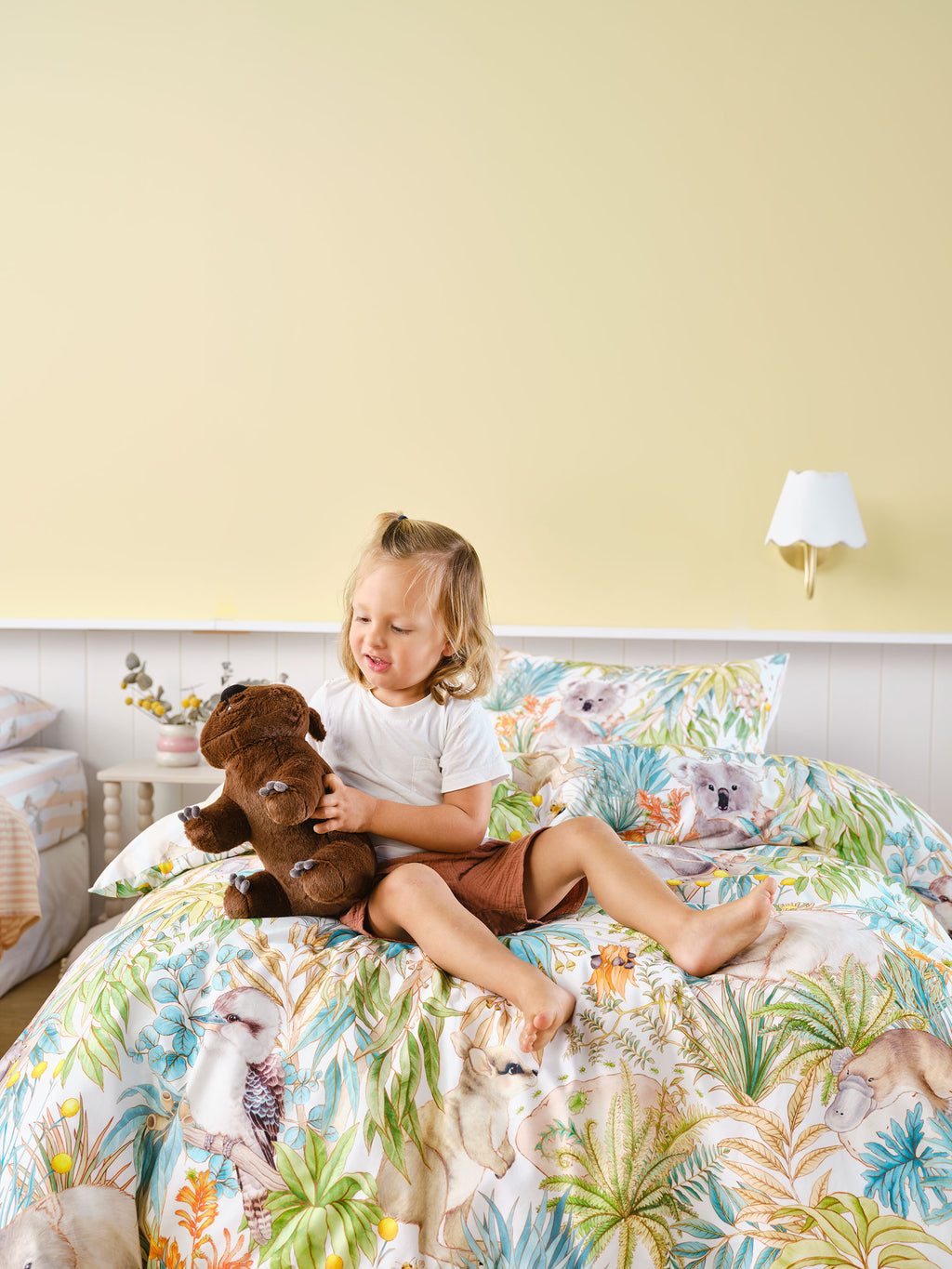 William Wombat Novelty Cushion