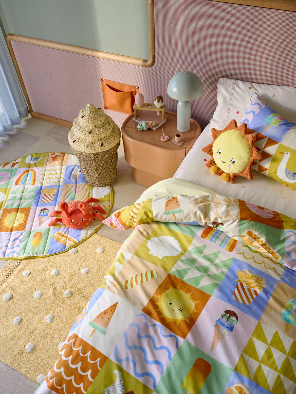 Ice Cream Sundays Quilt Cover Set
