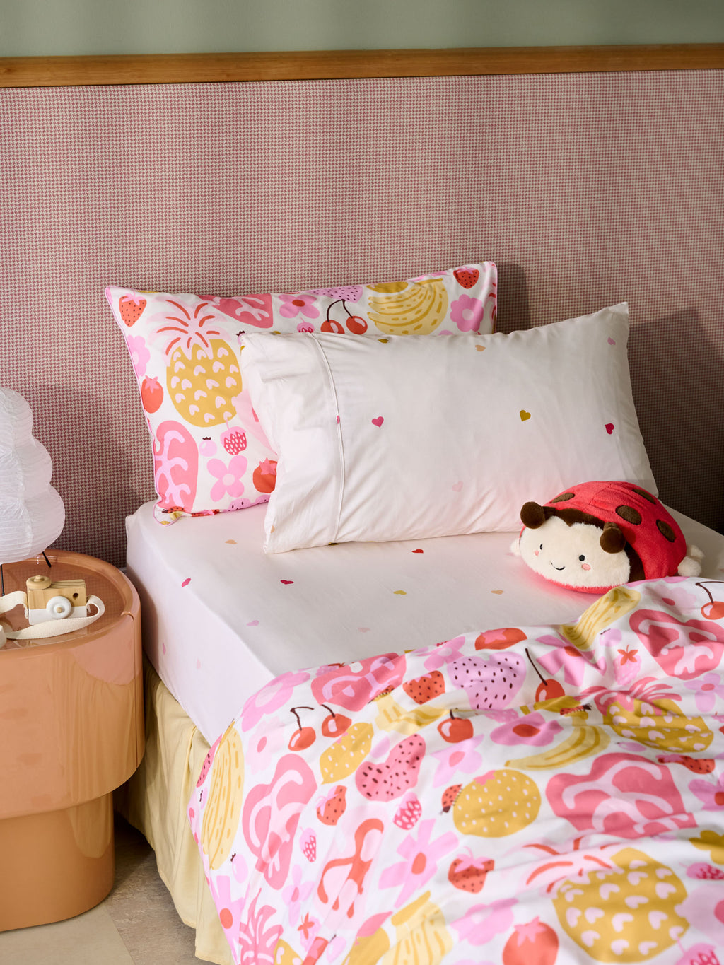 Little Love Fitted Sheet + Pillowcase Set