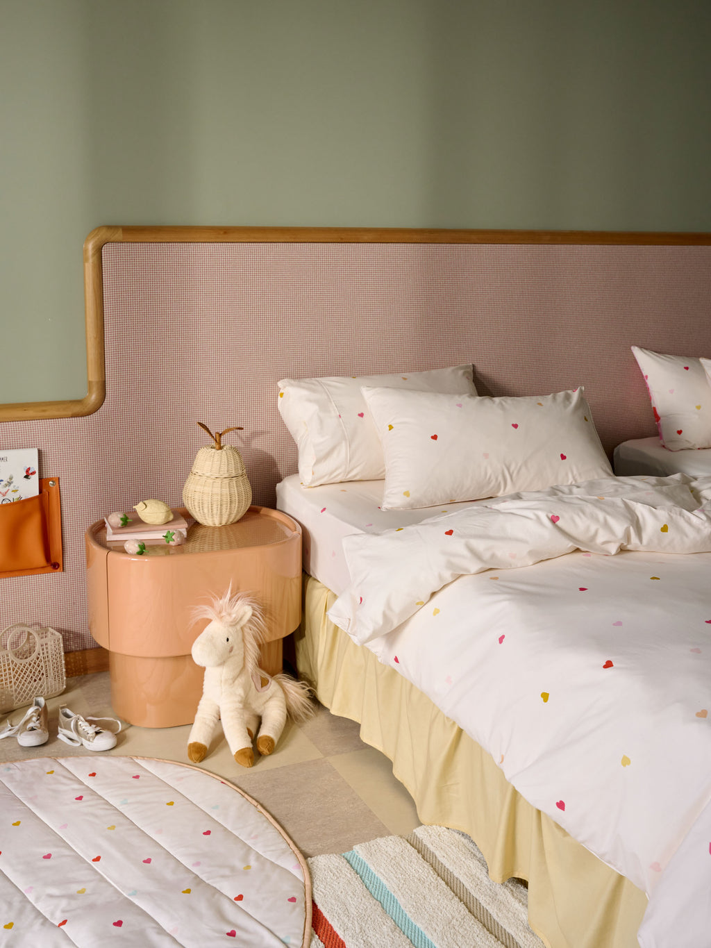 Little Love Fitted Sheet + Pillowcase Set