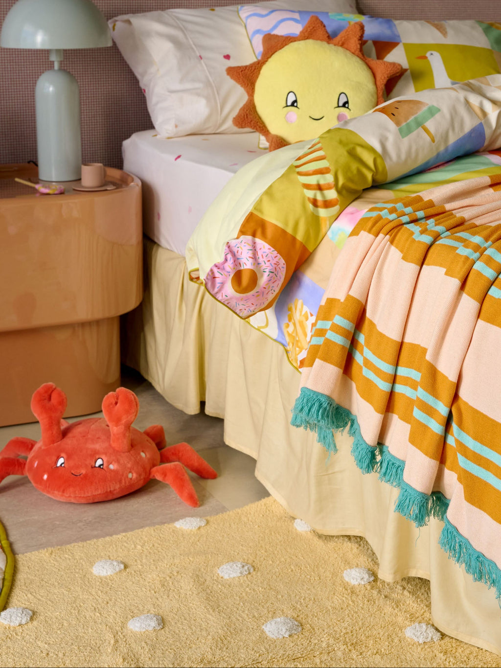 Raya Tangerine Blanket