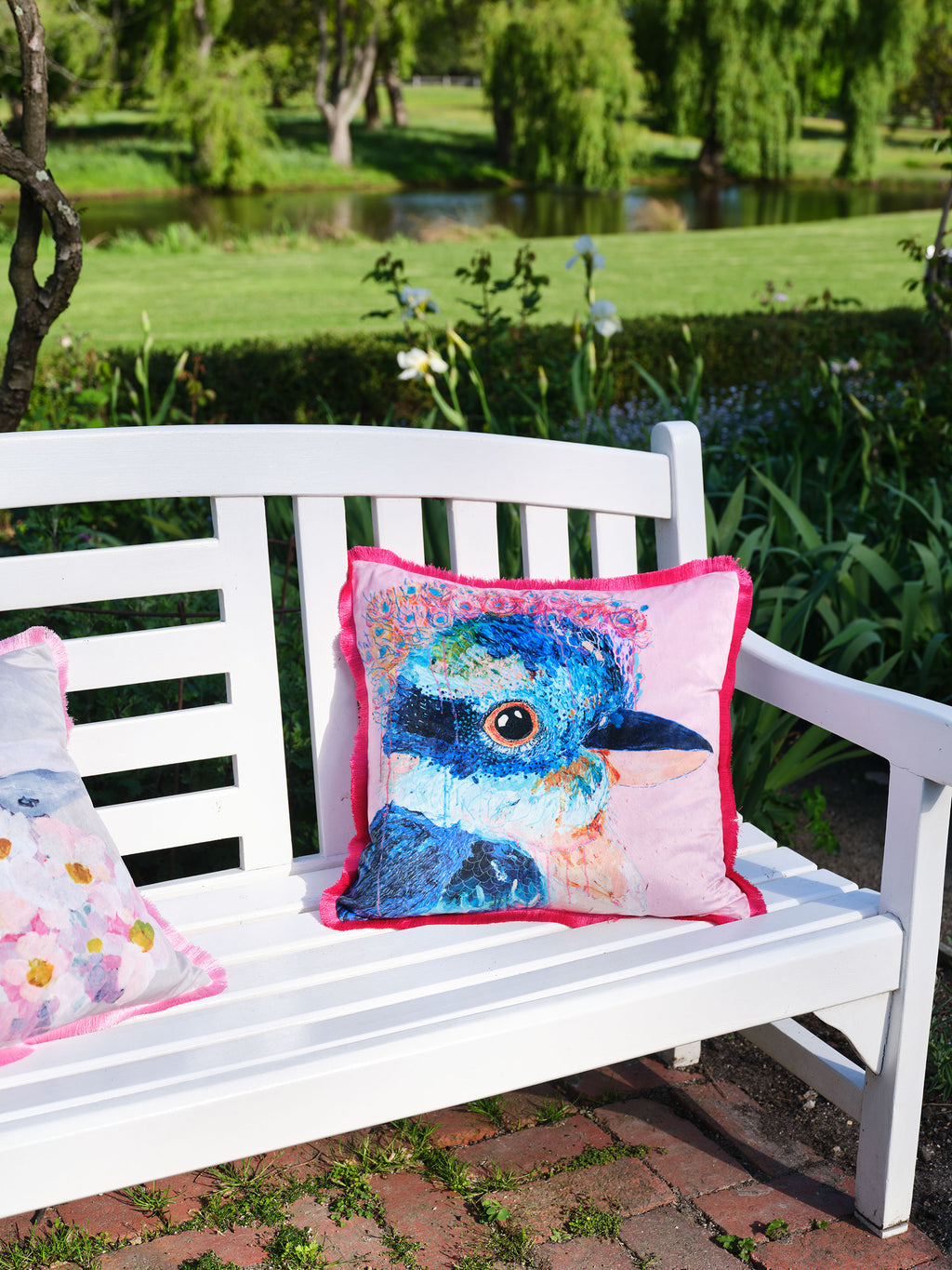 Mrs Fisher Cushion 48x48cm