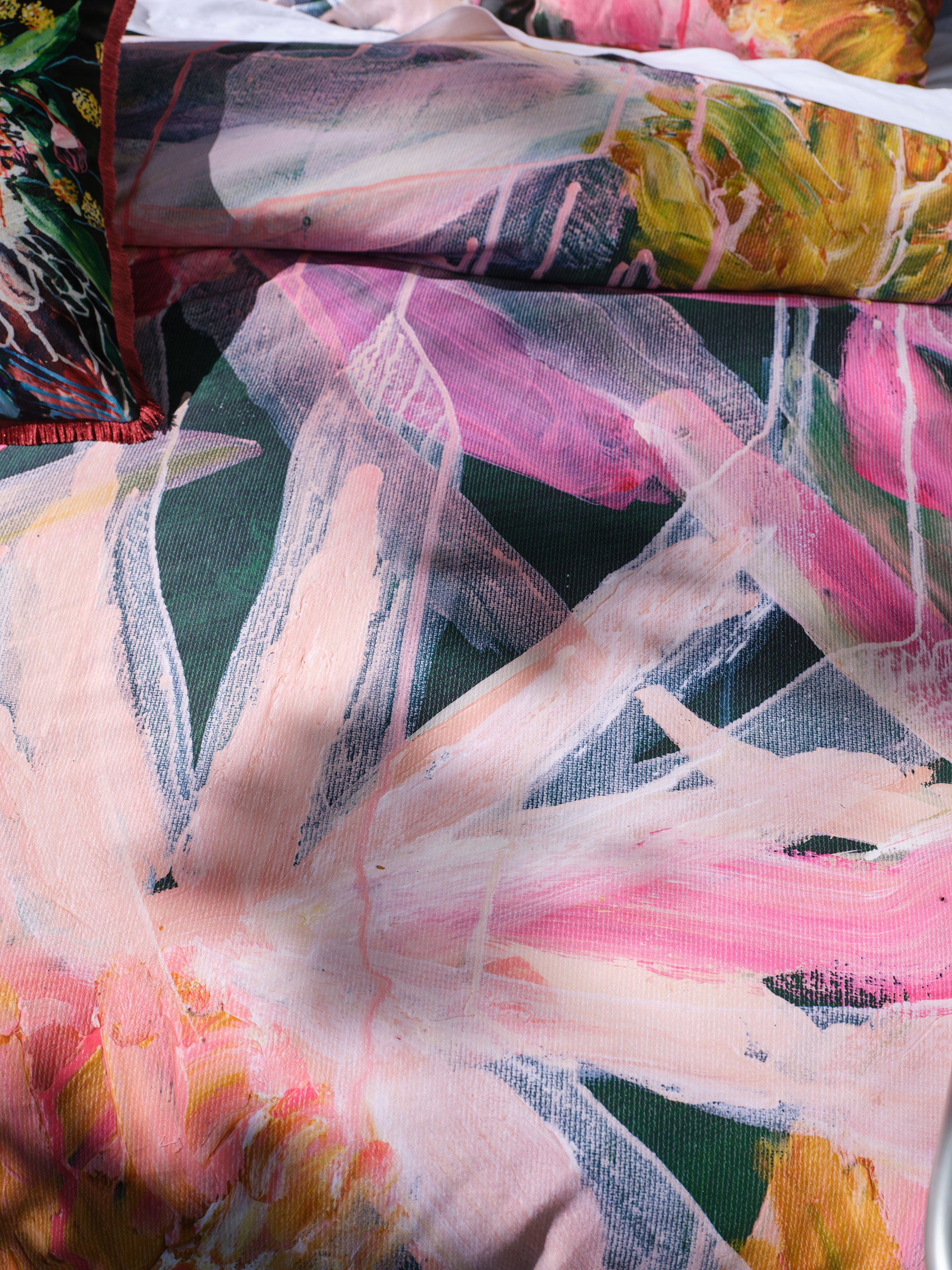 Echinacea Flowers Quilt Cover Set