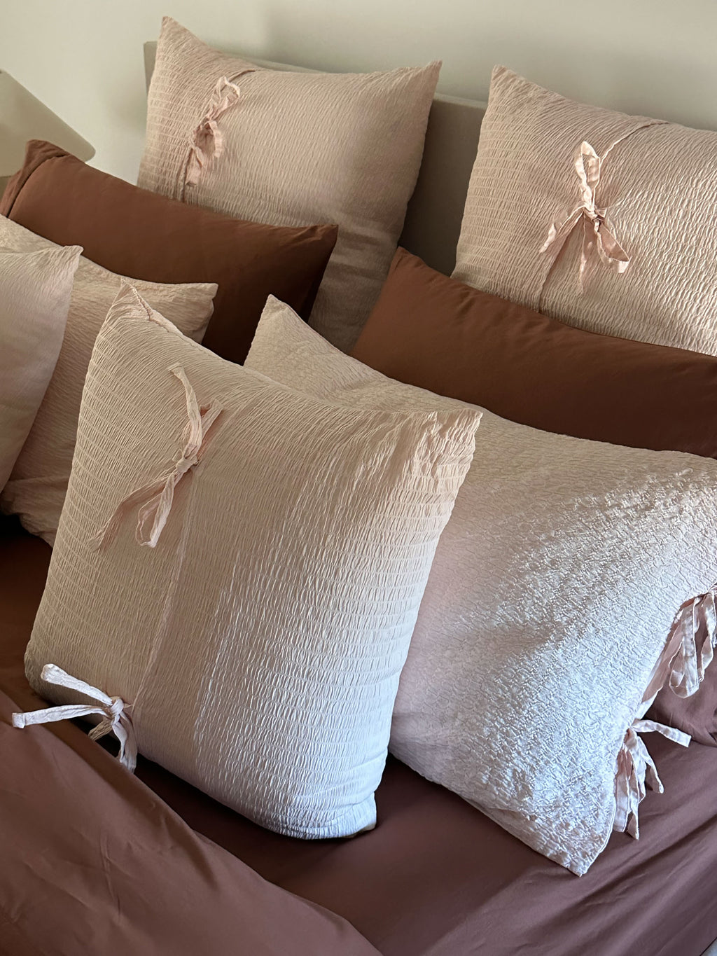 Manon Blush Quilt Cover Set