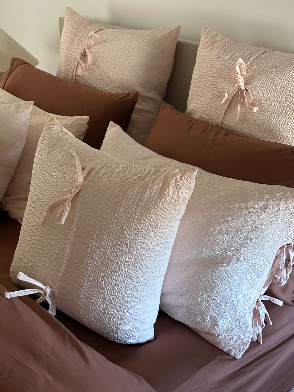 Manon Blush Quilt Cover Set