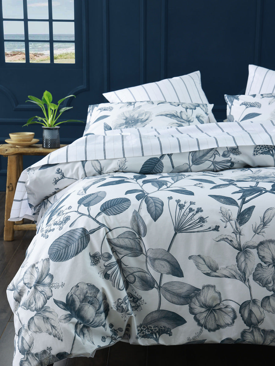 Pure Botanical Bluestone Quilt Cover Set