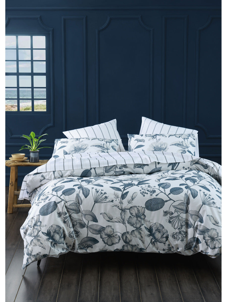 Pure Botanical Bluestone Quilt Cover Set