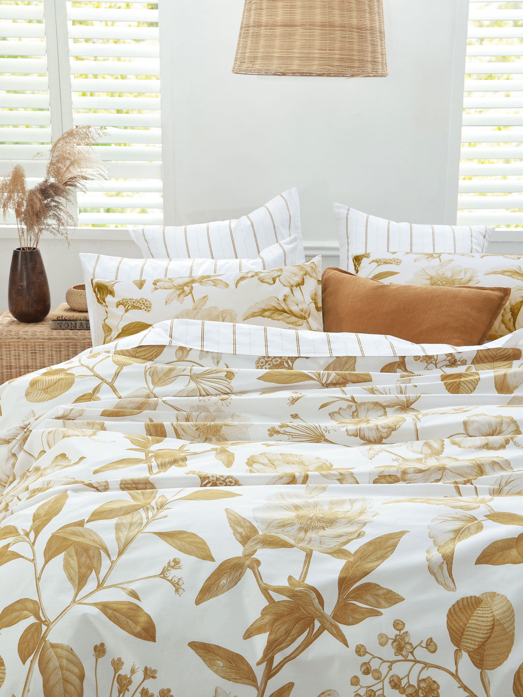 Pure Botanical Ochre Quilt Cover Set