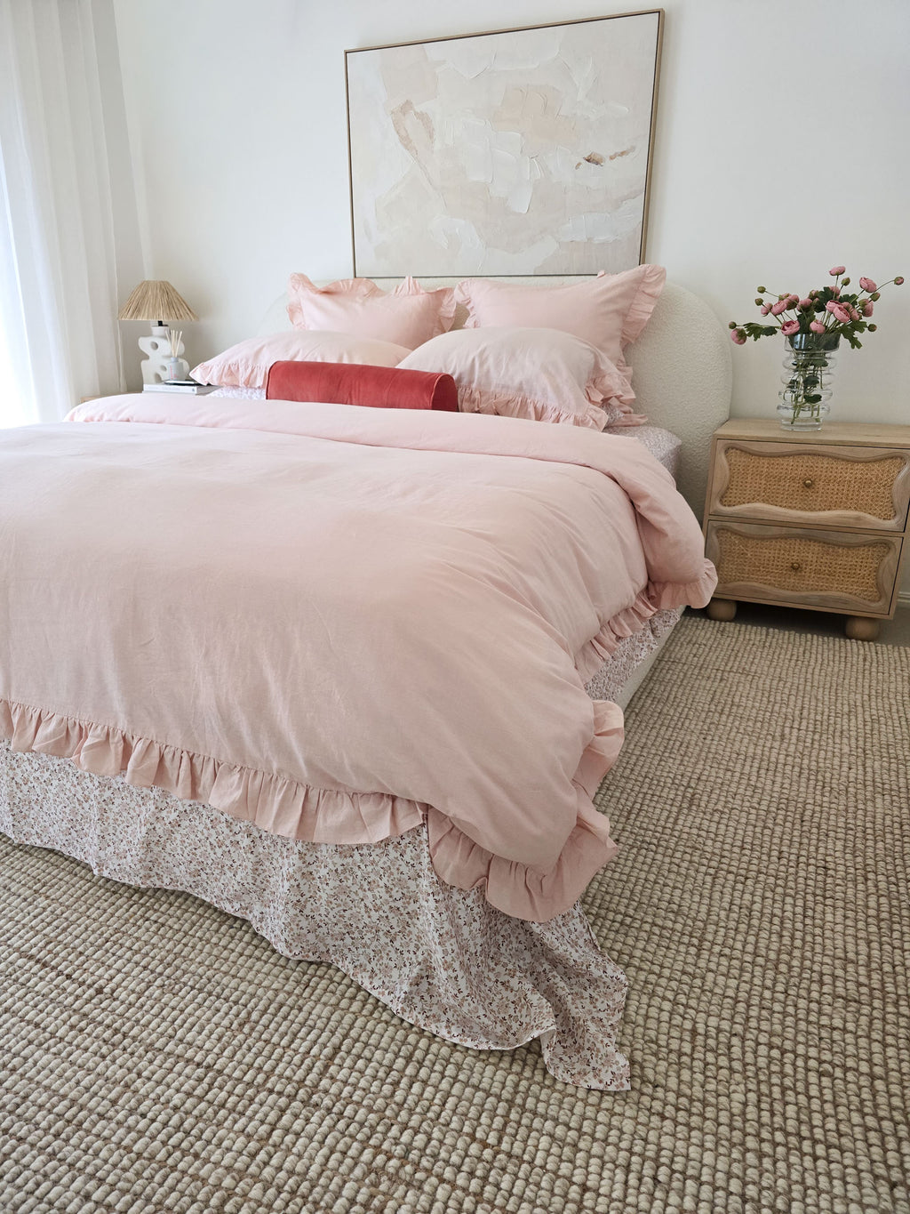 Vintage Ruffle Ballet Quilt Cover Set