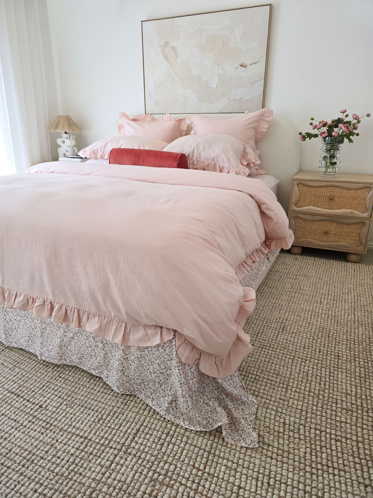Vintage Ruffle Ballet Quilt Cover Set