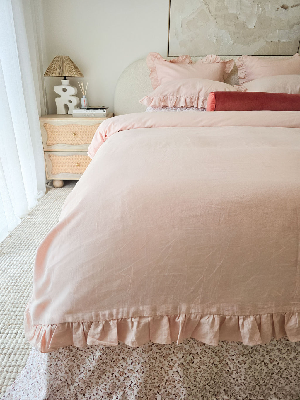 Vintage Ruffle Ballet Quilt Cover Set