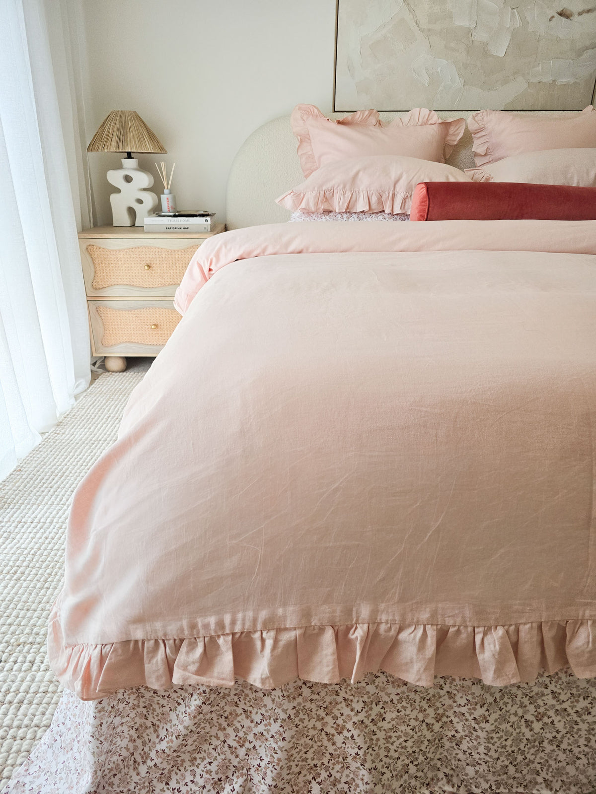 Vintage Ruffle Ballet Quilt Cover Set
