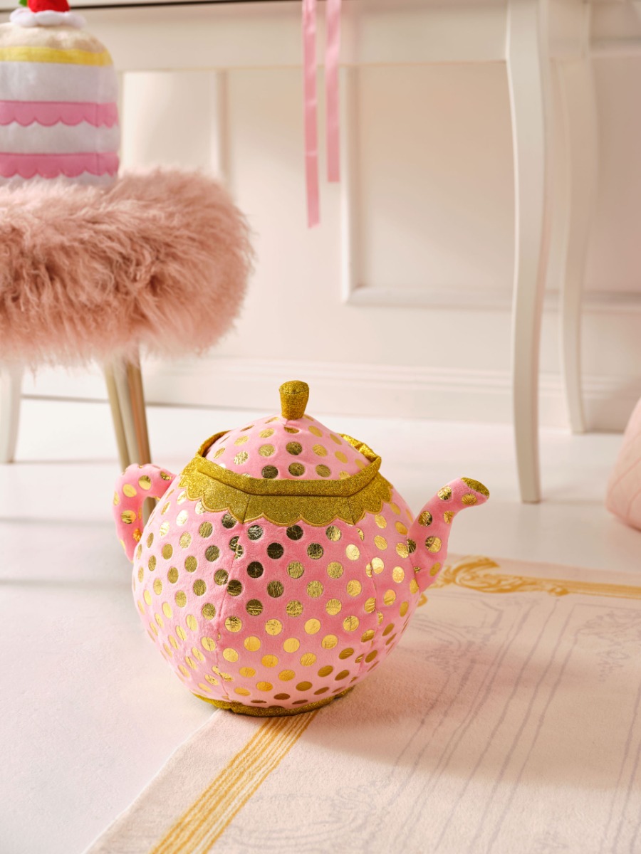 Little Miss Tea Pot Novelty Cushion