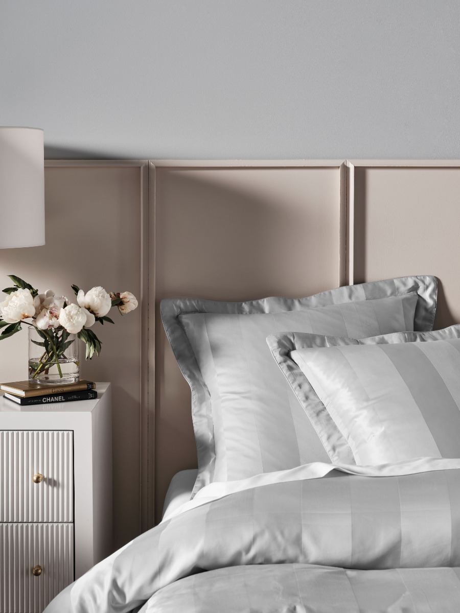 Francesco Silver Quilt Cover Set