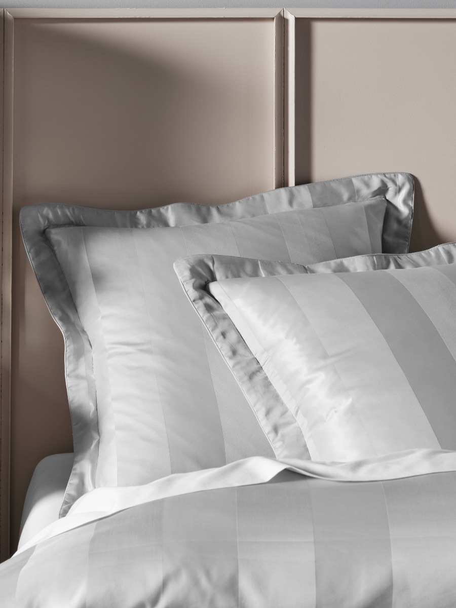 Francesco Silver European Pillowcase