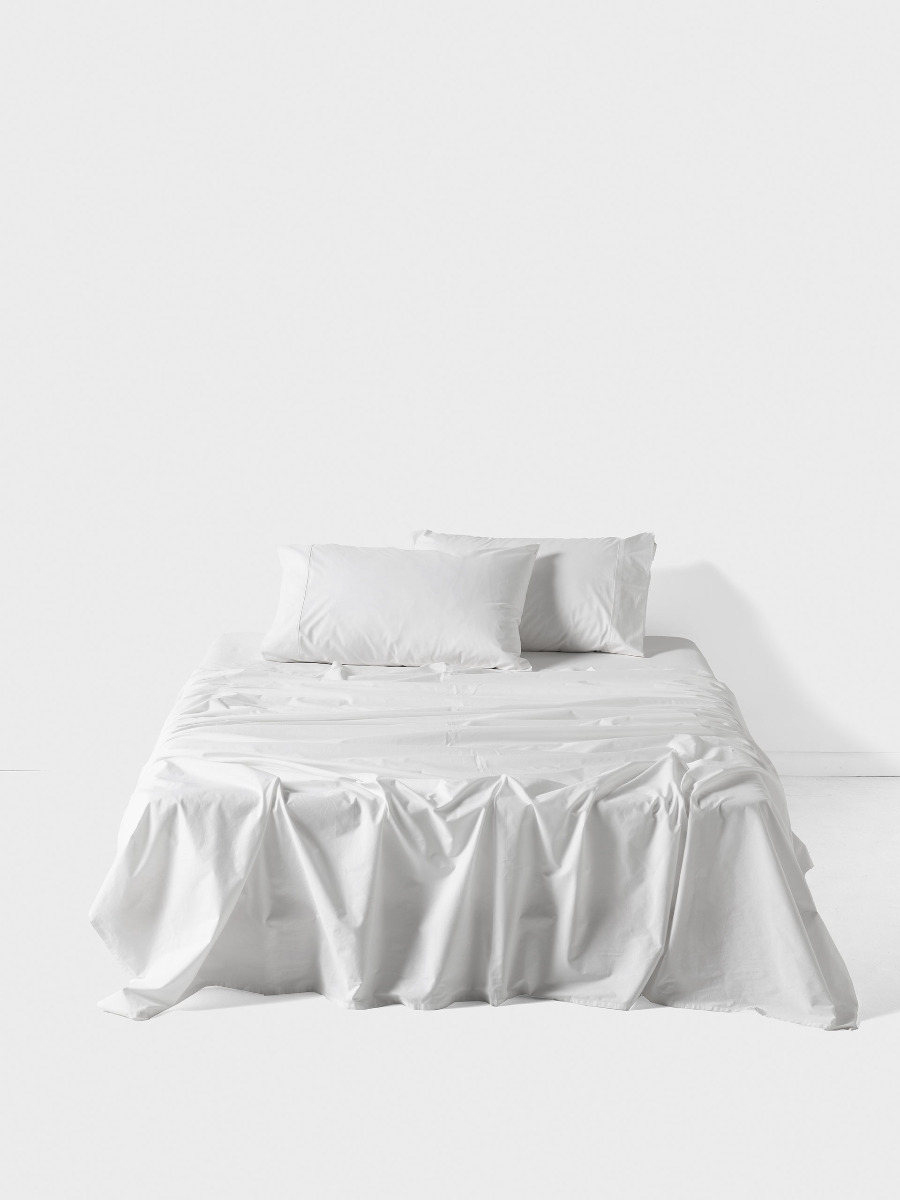 Australian Cotton White Sheet Set