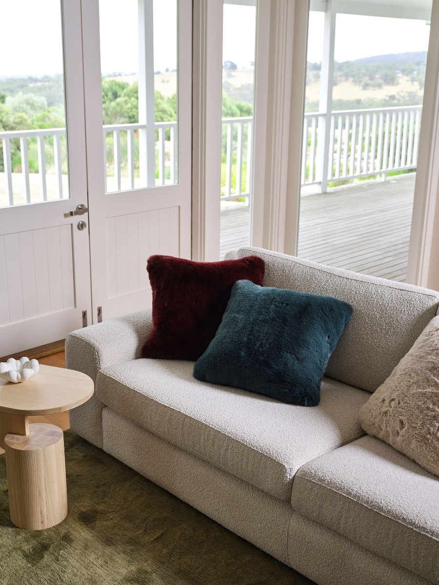 Donna Teal Cushion 48x48cm