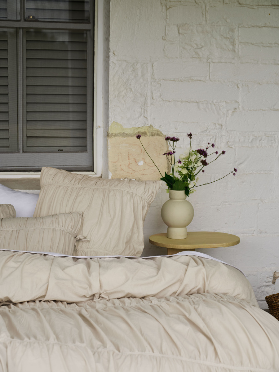 Layla Natural European Pillowcase