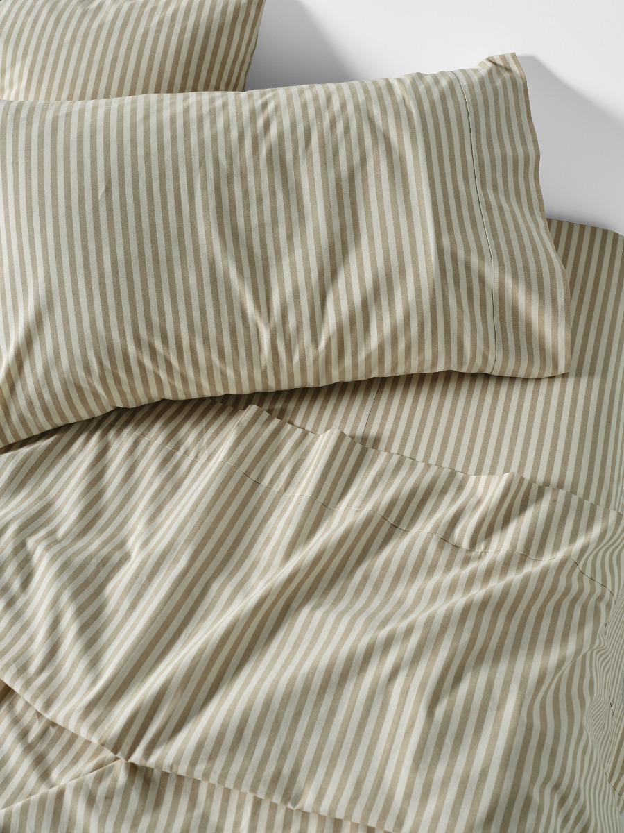 Classic Stripe Pebble Sheet Set