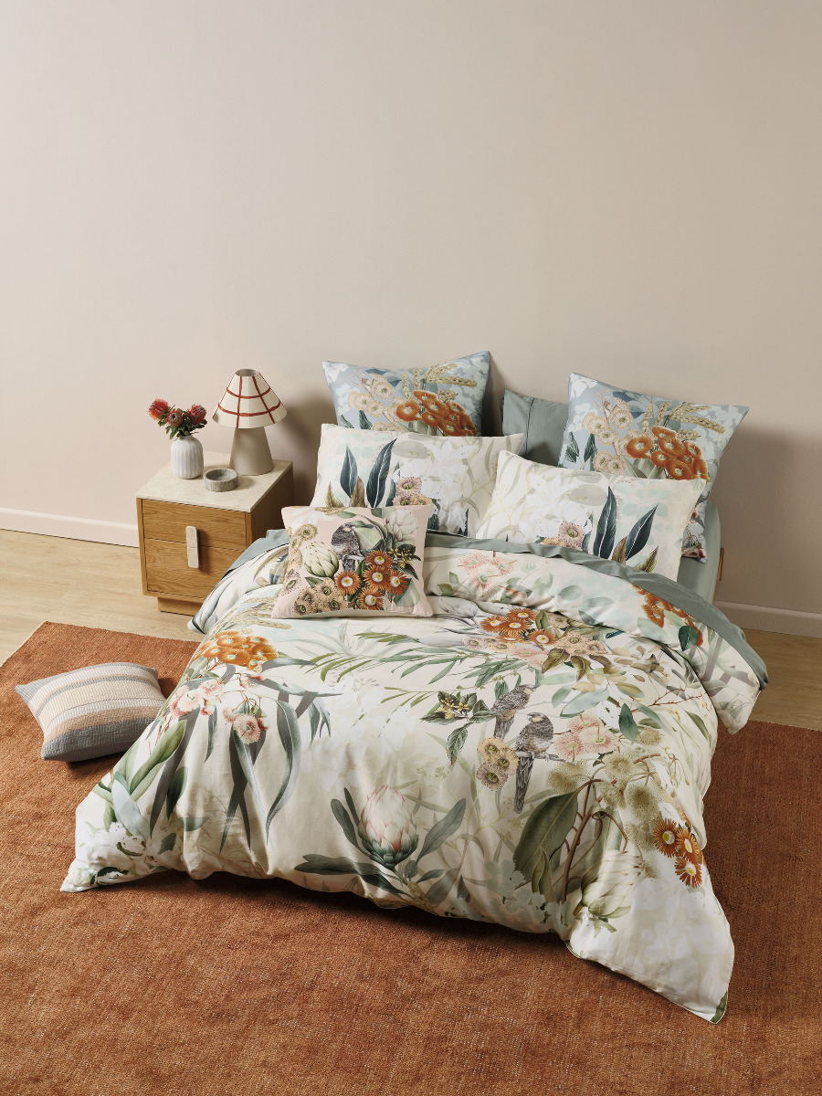 Eucalyptus Garden Quilt Cover Set