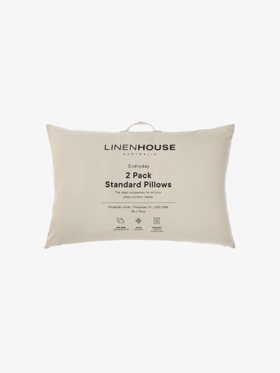 Everyday Washable Standard Pillow Pair