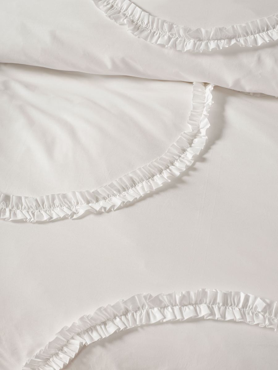 Gianna White Quilt Cover Set