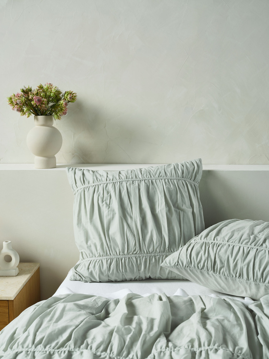 Layla Seafoam European Pillowcase
