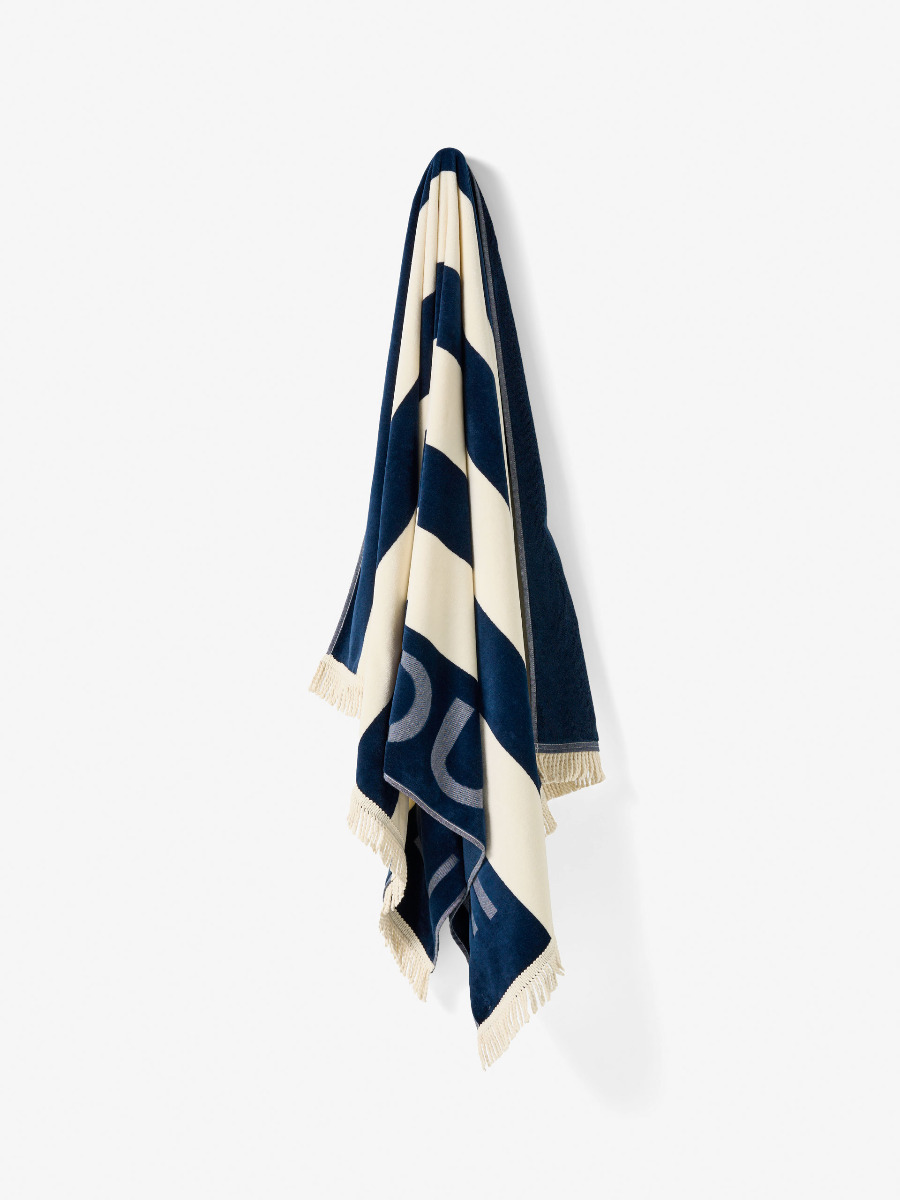 Linen House Navy Beach Towel